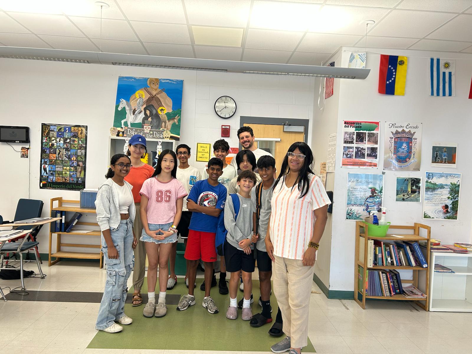 Students building real projects